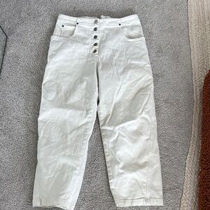 Rachel Comey White Ankle & Cropped Jeans